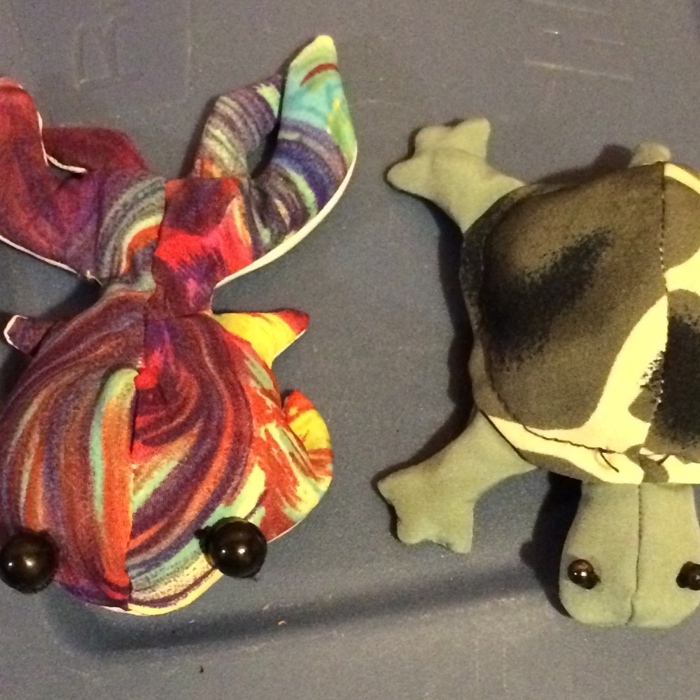 Fish Turtle Stuffed Animals Sand-Filled Ocean Wildlife Science and Nature